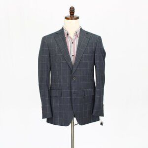 Alton Lane 40R Gray Check 2-Button Sport Coat Blazer Jacket P316
